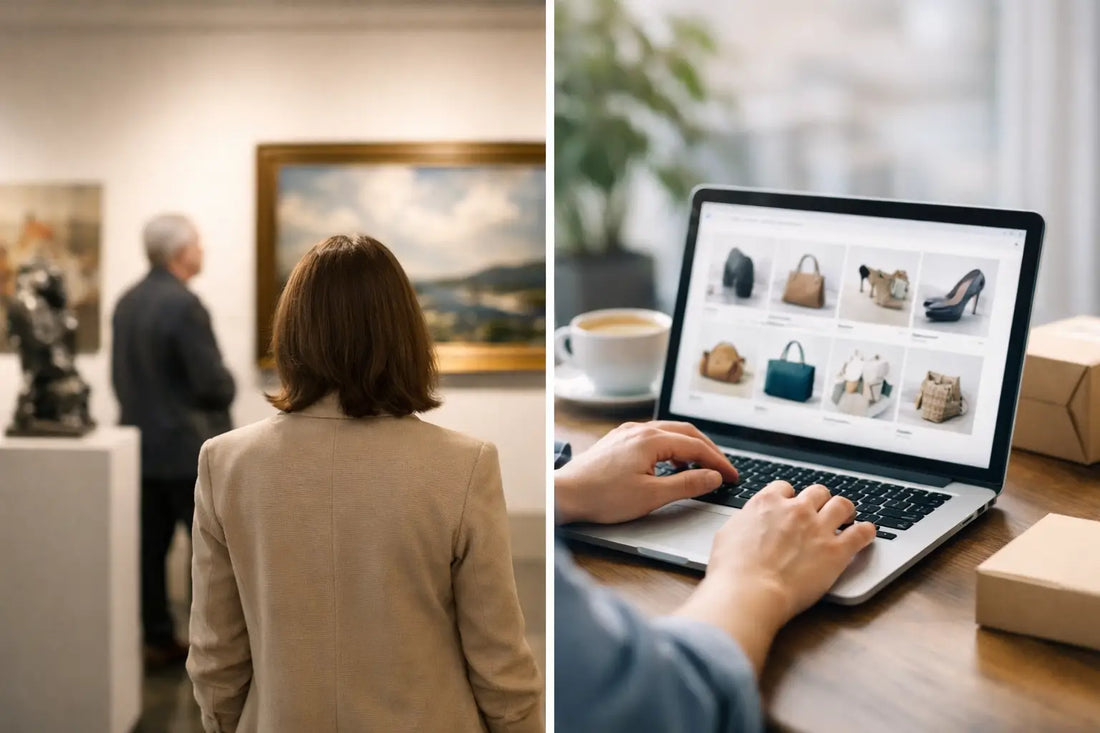 Galería tradicional o tienda online: ¿qué elegir?