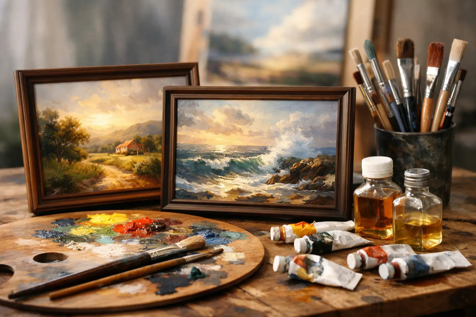 Cómo elegir pinturas al óleo originales