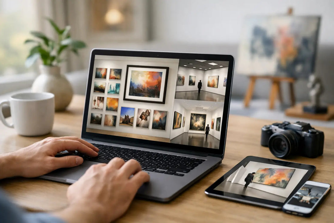 Galerías virtuales para comprar arte con confianza