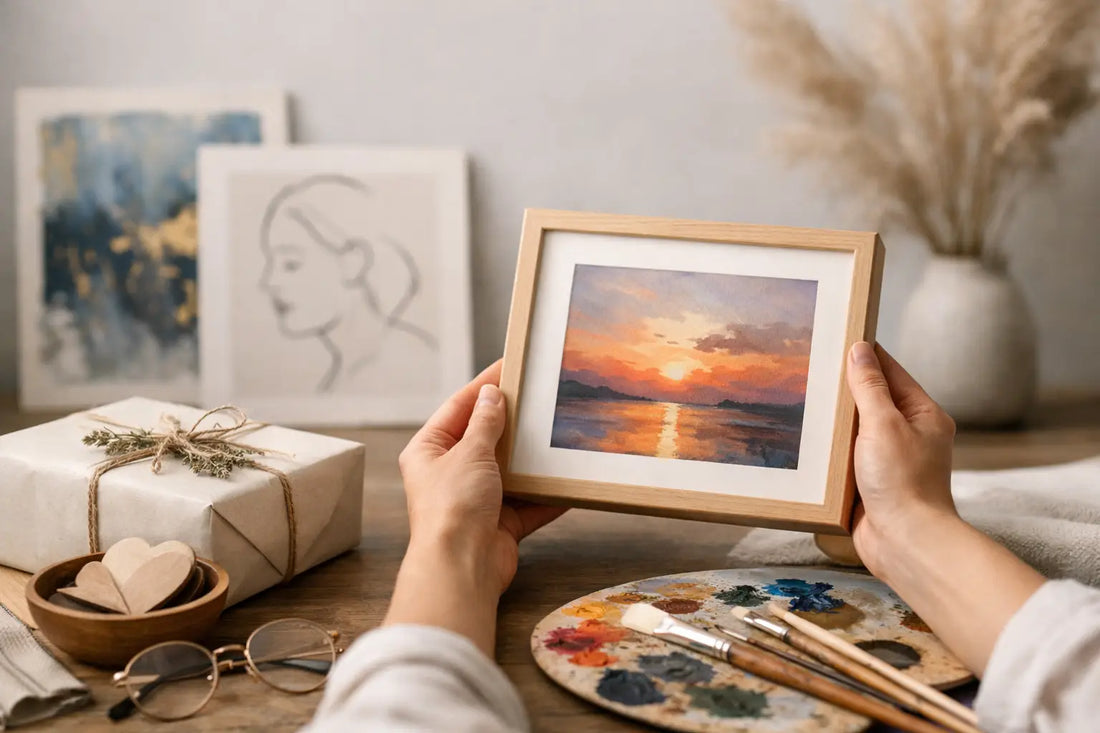 Cómo elegir arte para regalar con significado