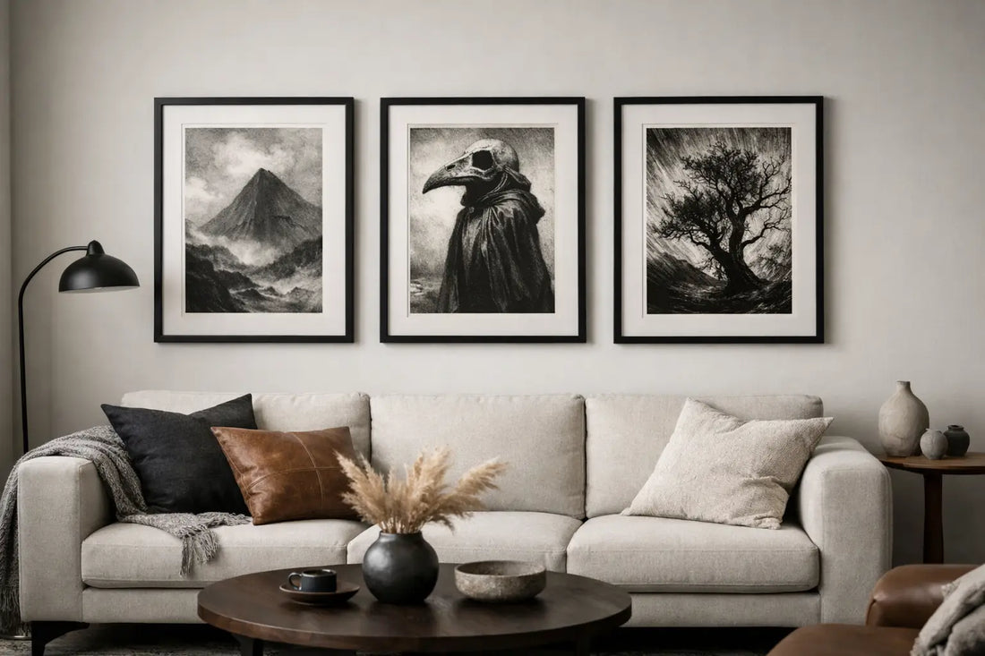 Grabados originales para sala con carácter