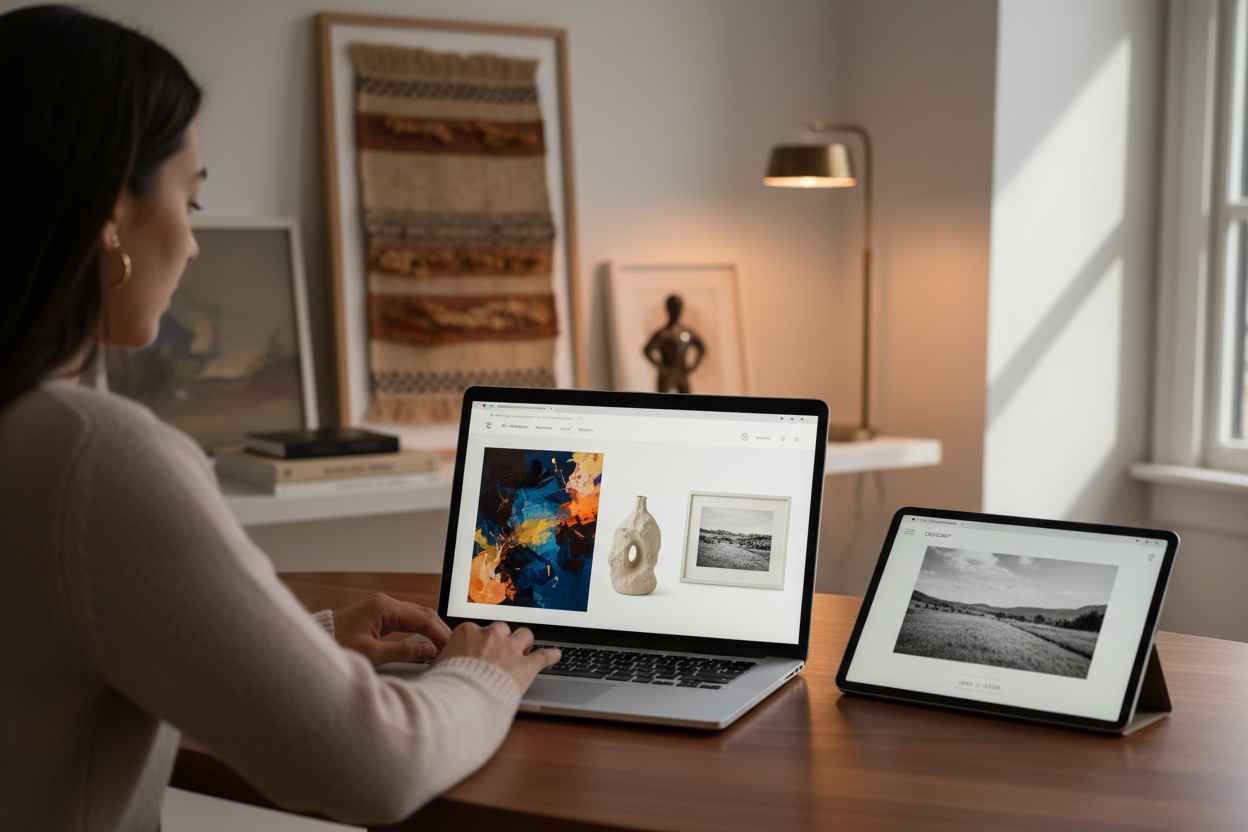 Comprar arte original en línea sin errores
