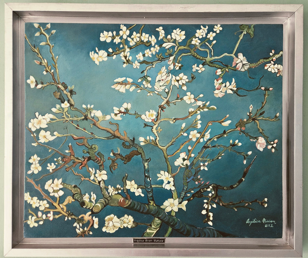 Almendro en flor, estudio Vang Gogh