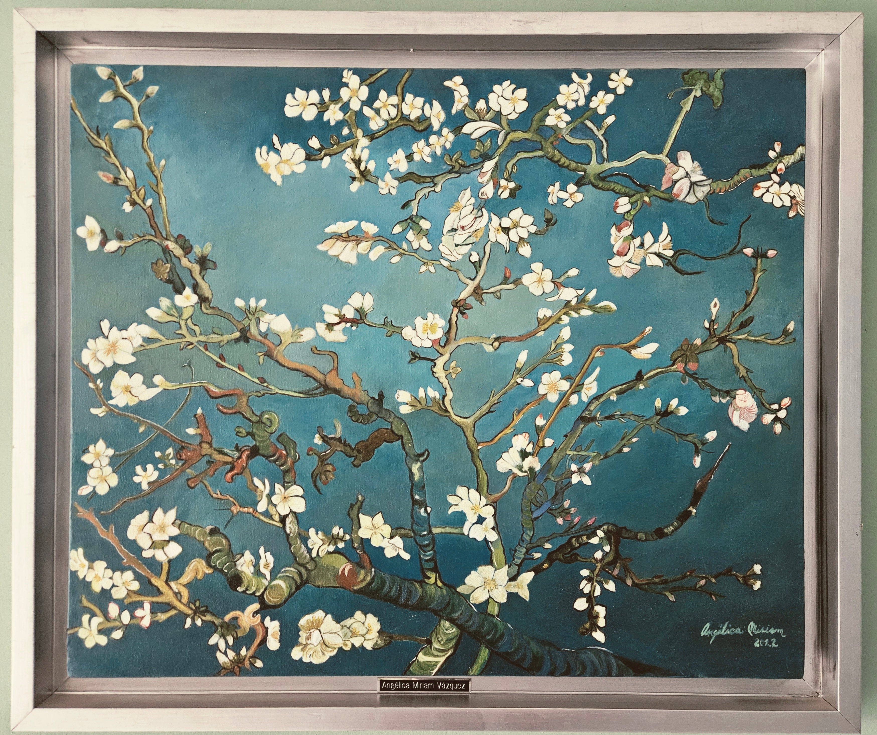 Almendro en flor, estudio Vang Gogh