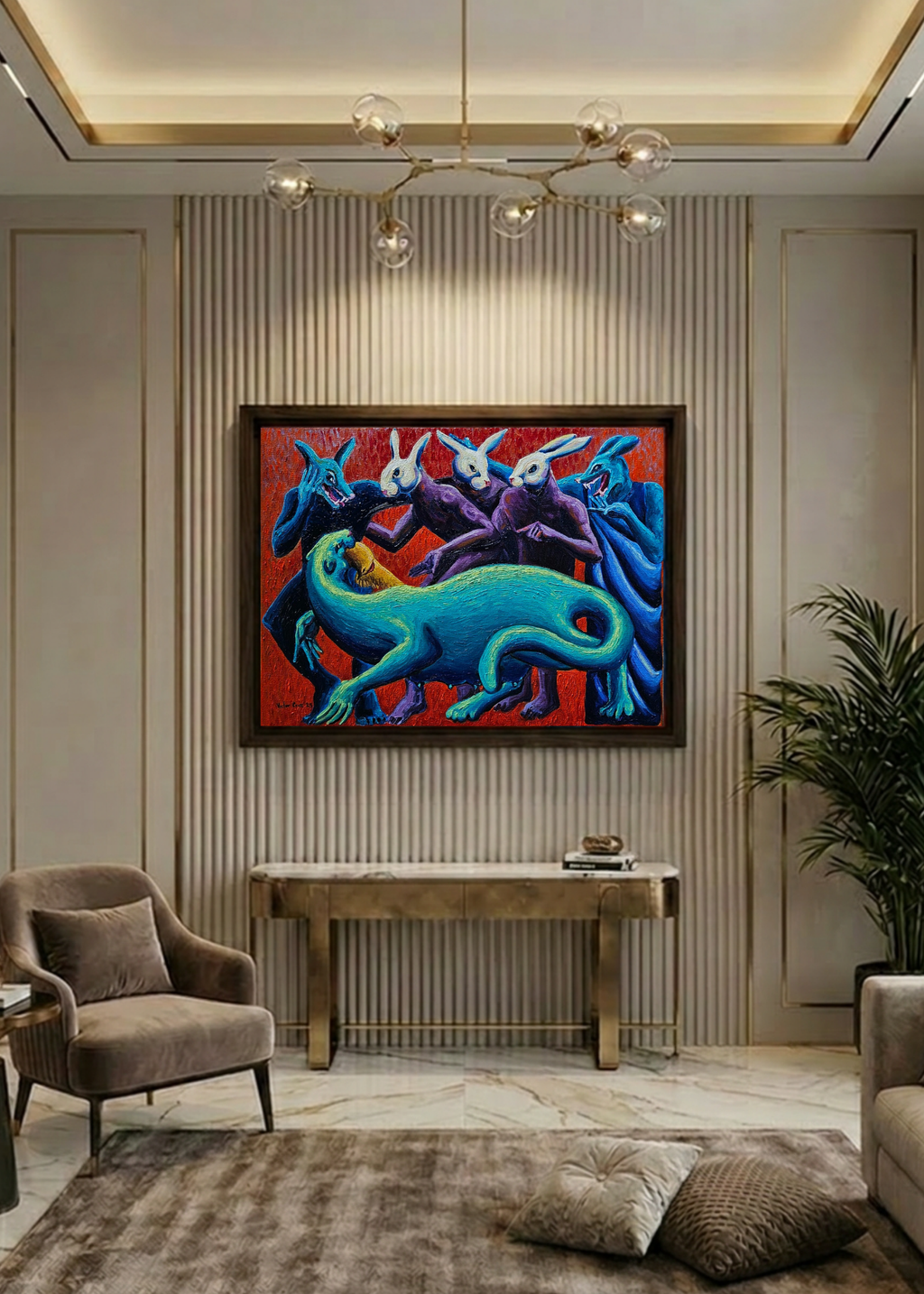 Nahual y gallina