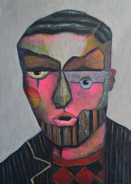 Retrato de hombre con barba