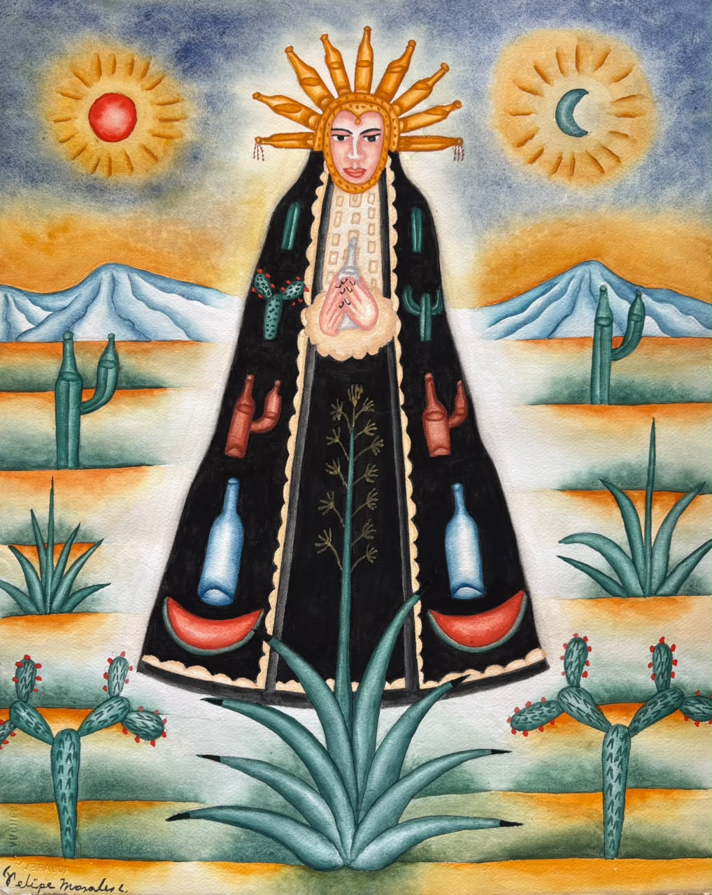La virgen de las botellas